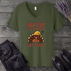 Nap Time V-Neck T-Shirt