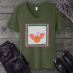 bat cherry max V-Neck T-Shirt