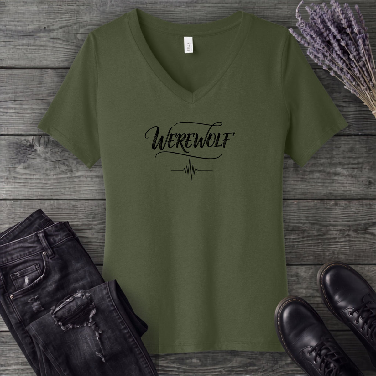 Werewolf V-Neck T-Shirt