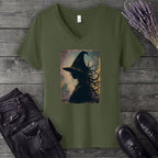 Brambles And Shadows Witch V-Neck T-Shirt