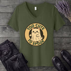 Too Cute To Spook V-Neck T-Shirt