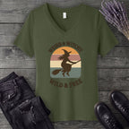Weird Witchy Wild Free V-Neck T-Shirt