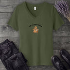 Off To Get Baked V-Neck T-Shirt
