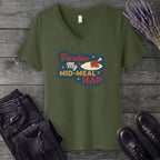 Mid Meal Nap V-Neck T-Shirt