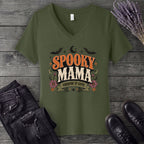 Spooky Mama V-Neck T-Shirt