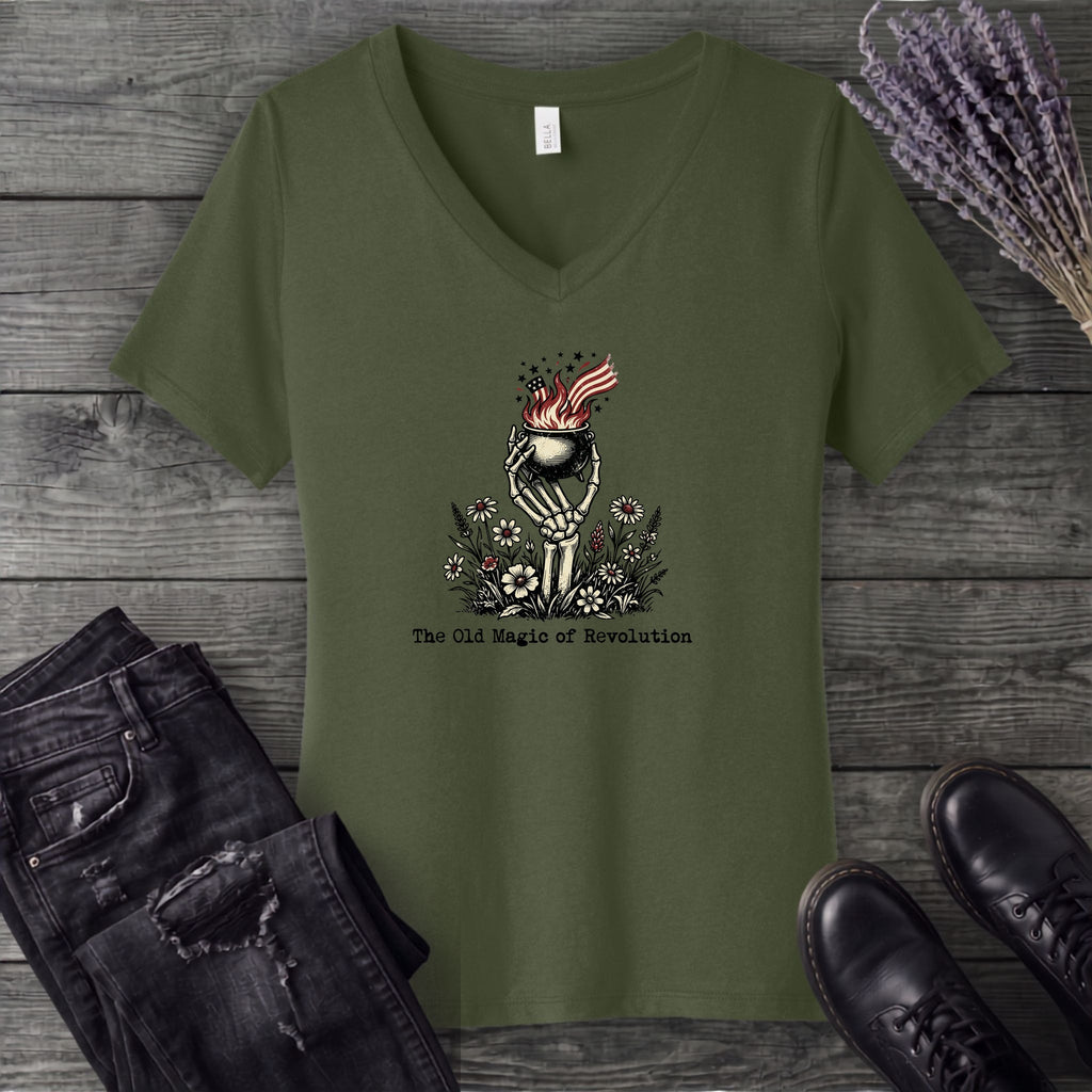 Magic Of Revolution V-Neck T-Shirt
