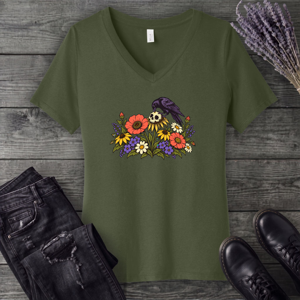 A Beautiful Omen V-Neck T-Shirt