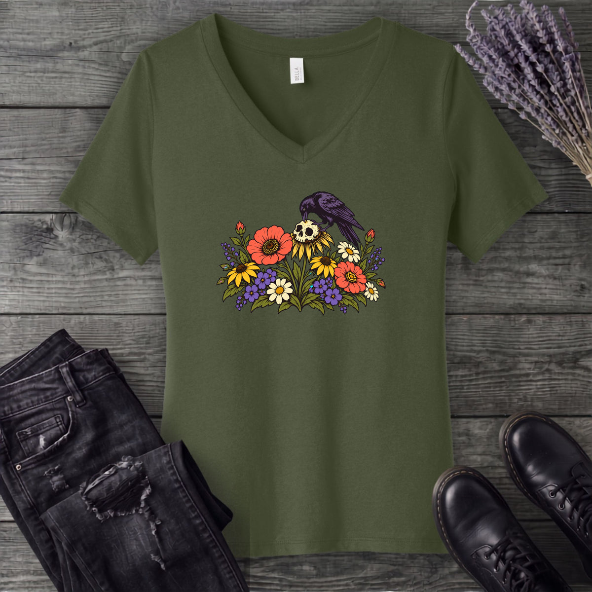 A Beautiful Omen V-Neck T-Shirt