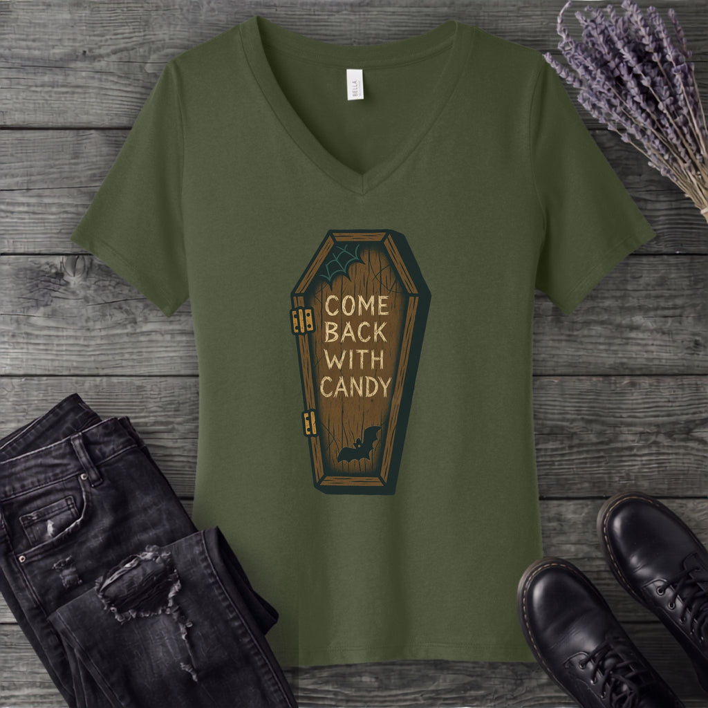 Come Back With Candy V-Neck T-Shirt