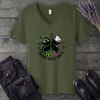 Trash Cats Unite V-Neck T-Shirt