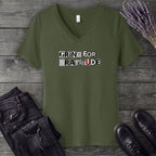 Grind For Gratitude V-Neck T-Shirt