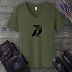 The All-Seeing Crow V-Neck T-Shirt