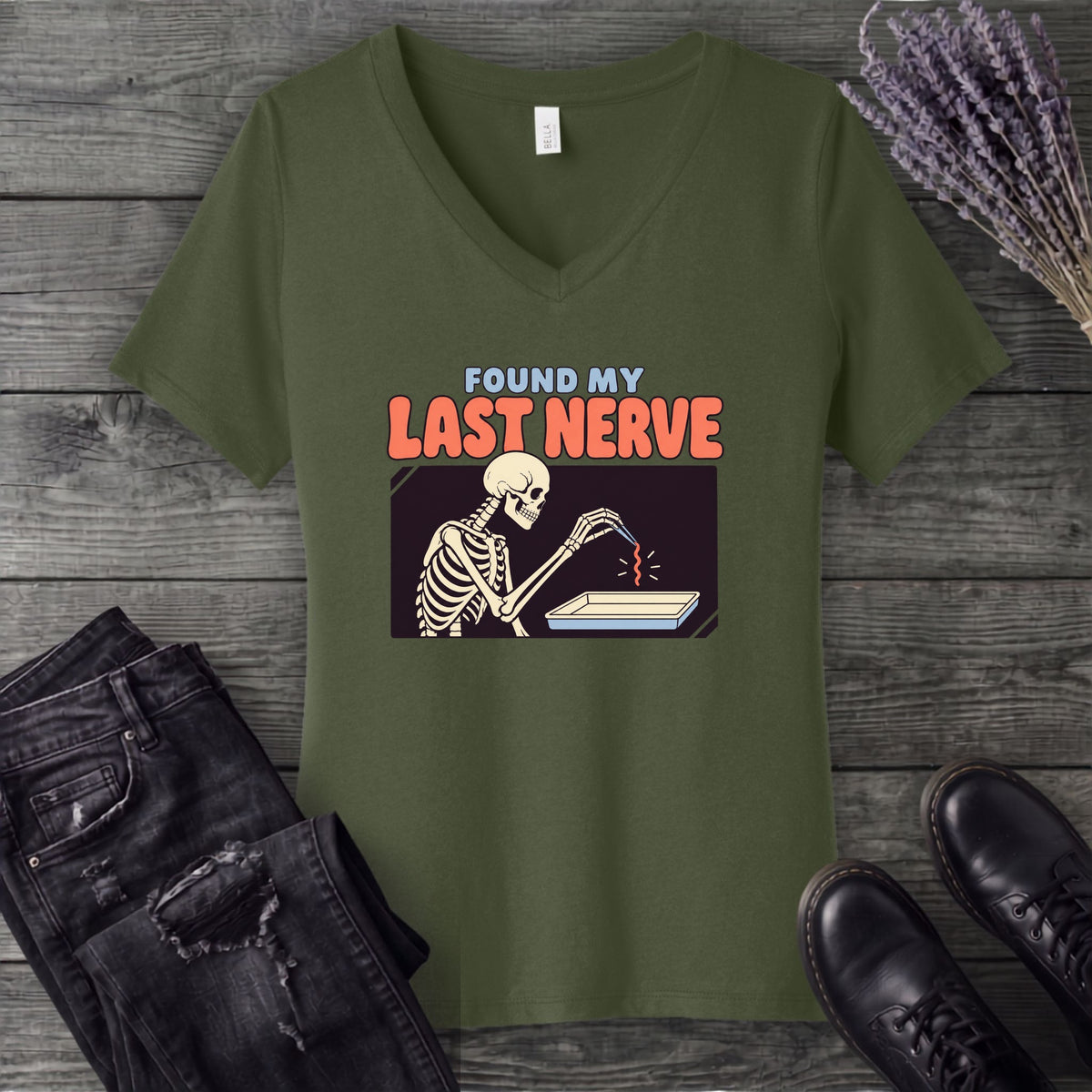 Found My Last Nerve V-Neck T-Shirt