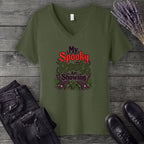 My Spooky Roots Are Showing V-Neck T-Shirt