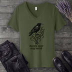 Secrets Never Stay Buried V-Neck T-Shirt