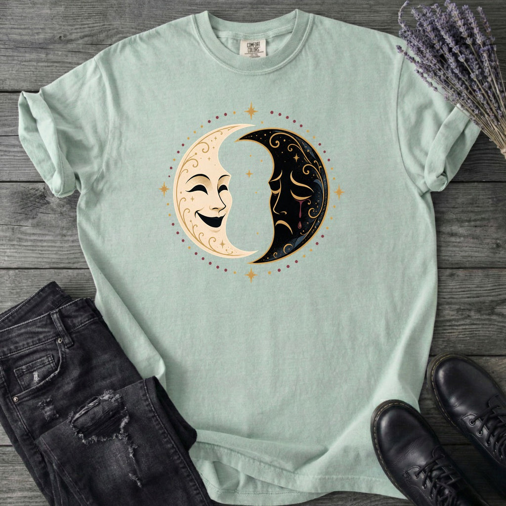 Comedy Tragedy Moons T-Shirt
