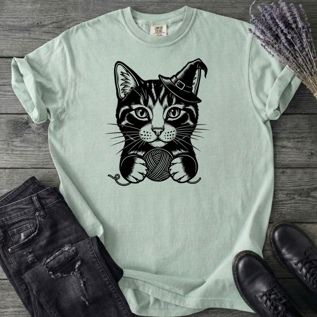 Witchy Yarn Cat T-Shirt