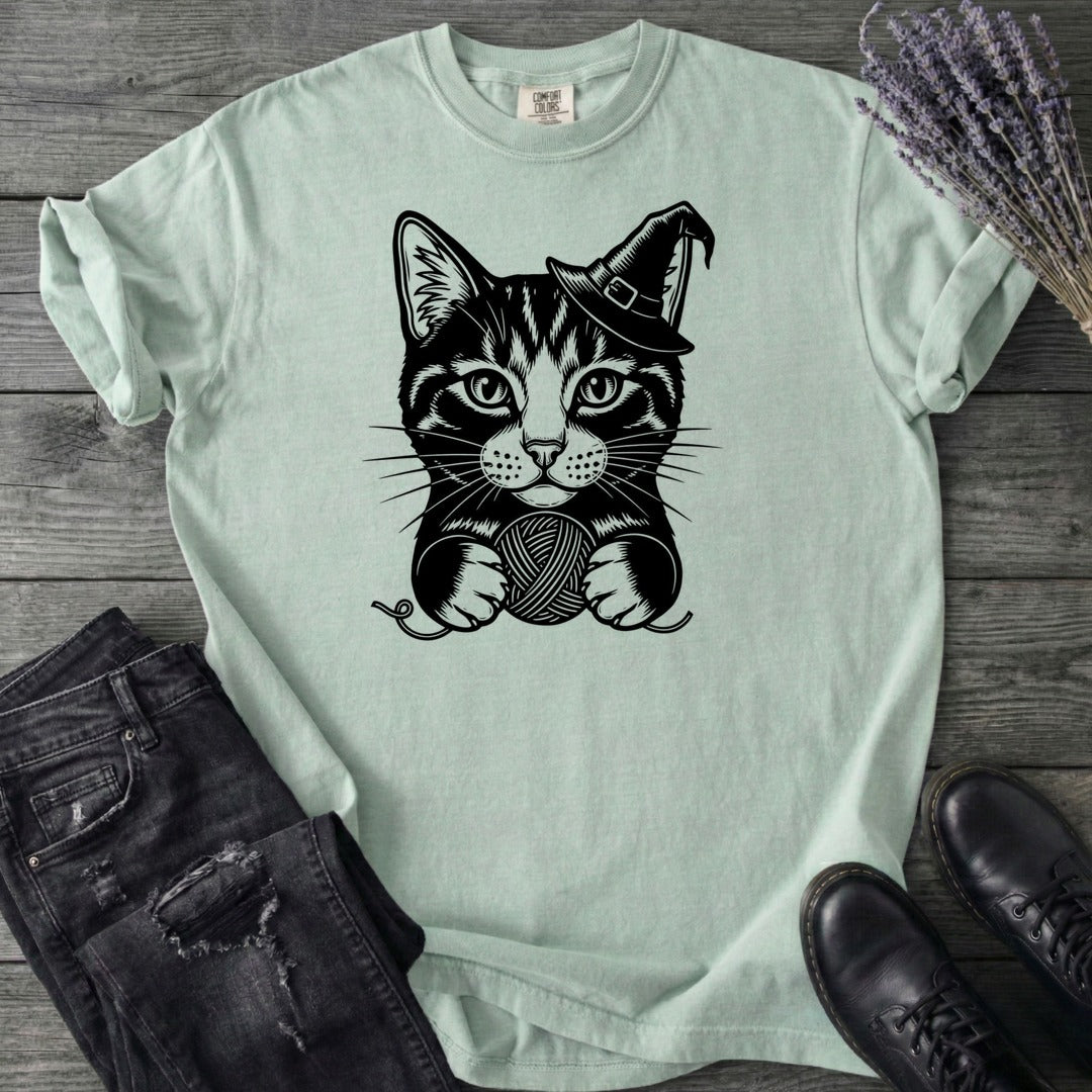 Witchy Yarn Cat T-Shirt