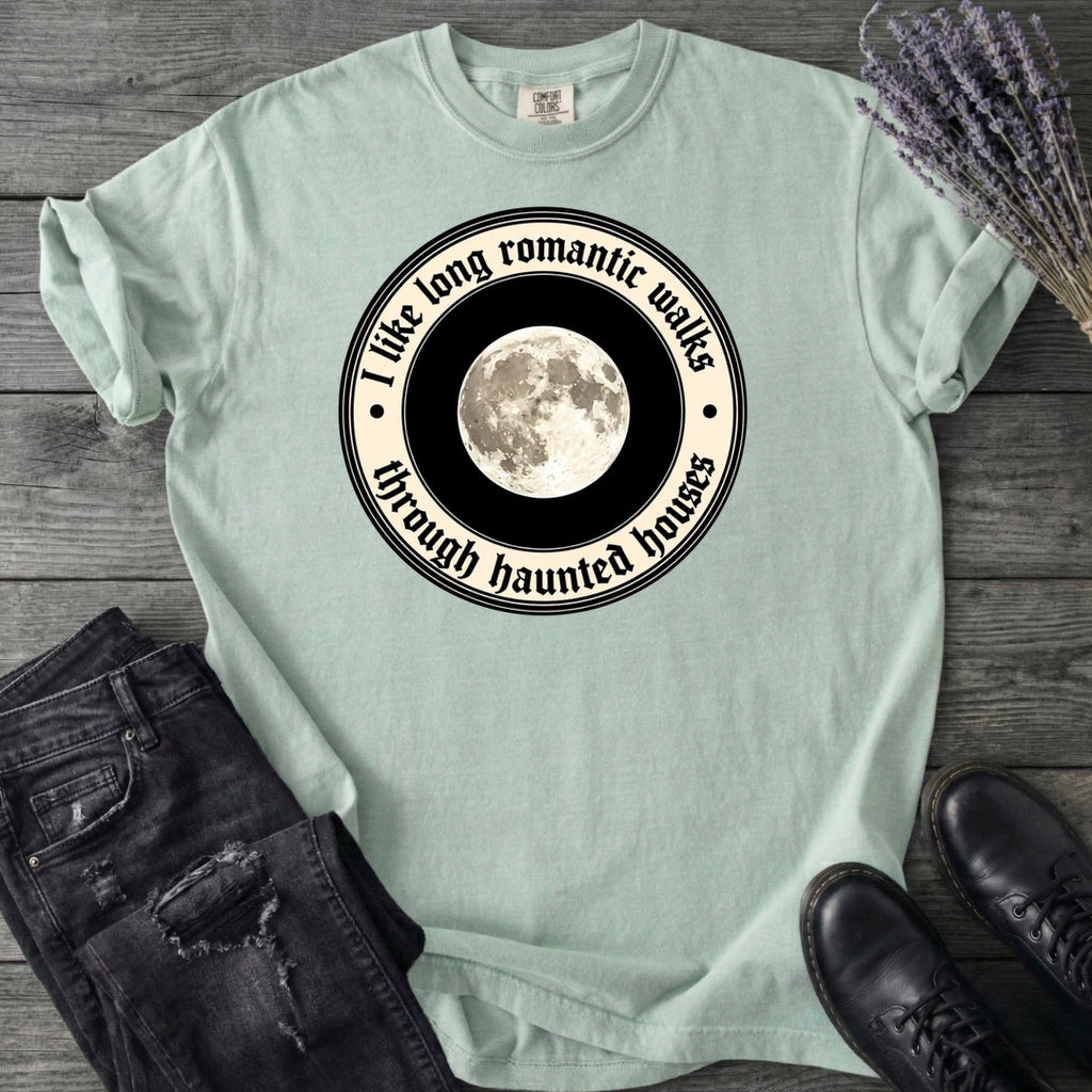 Long Romatic Walks Haunted House T-Shirt