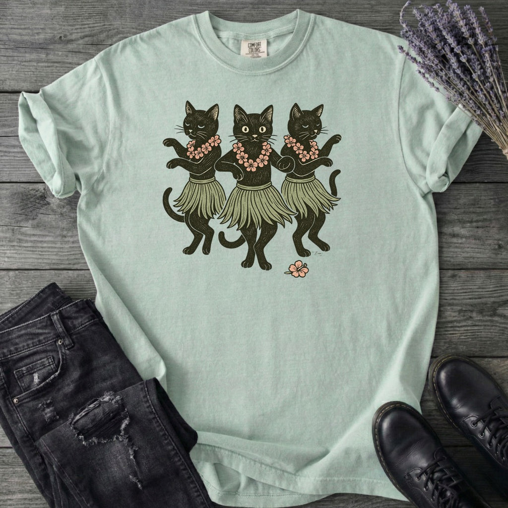 Hula Black Cats T-Shirt