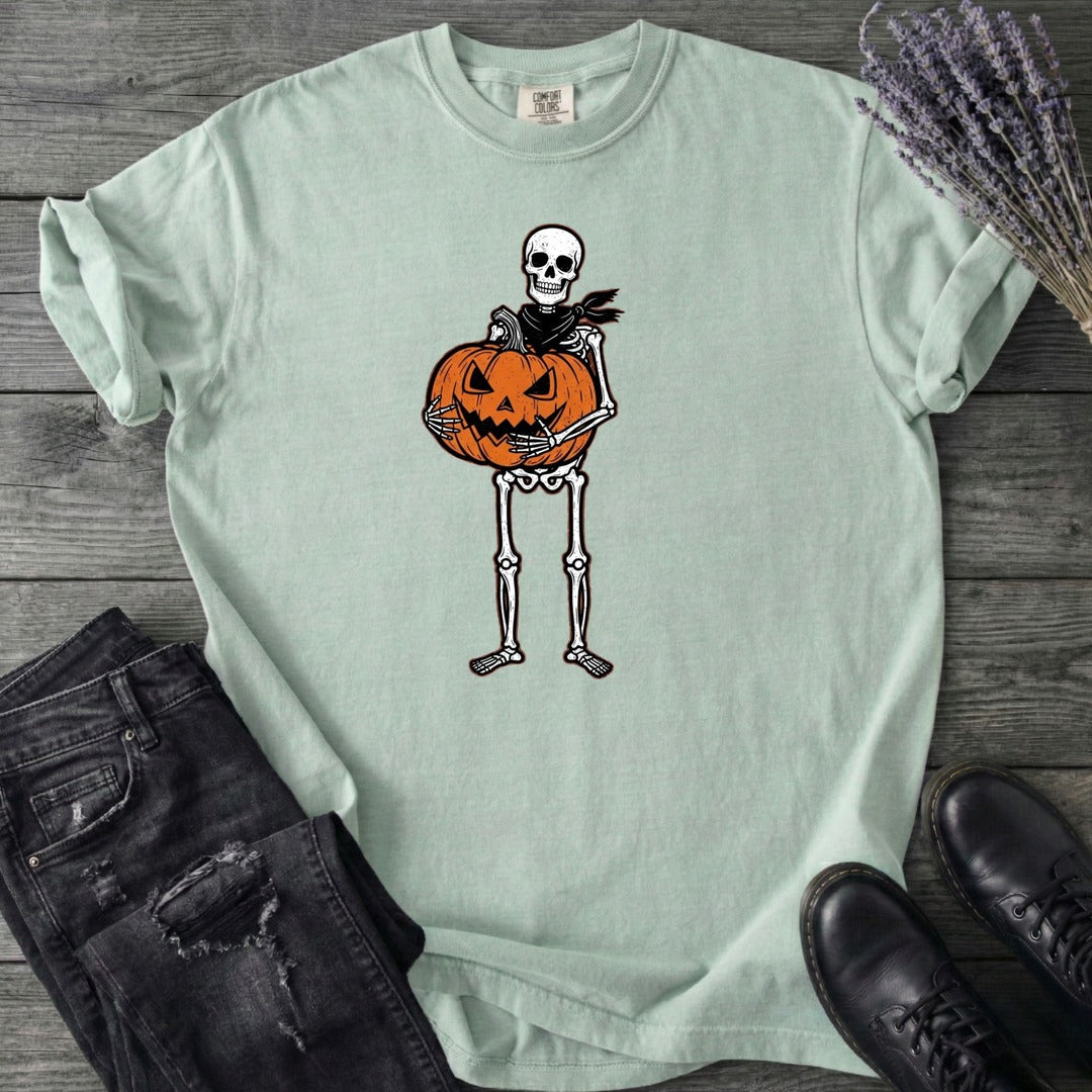 Skeleton Jack O Lantern T-Shirt