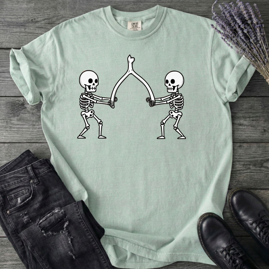 Skeleton Wishbone Pull T-Shirt