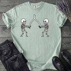 Skeleton Wishbone Pull T-Shirt