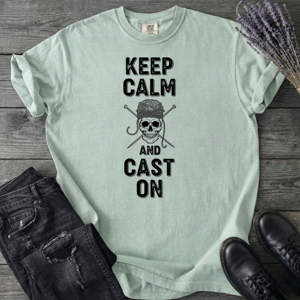 Keep Calm And Cast On T-Shirt