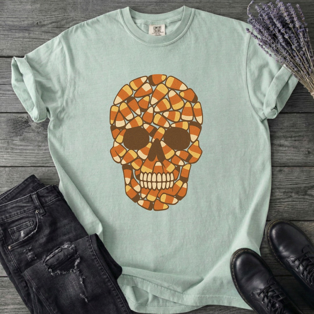 Candy Corn Skull T-Shirt