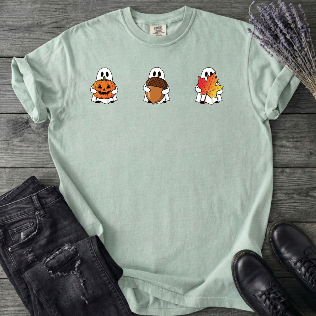 Ghosts Autumn Icons T-Shirt