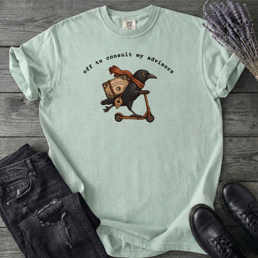 Off To Consult My Advisors T-Shirt