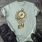 Nautical Compass Skeleton Hand T-Shirt