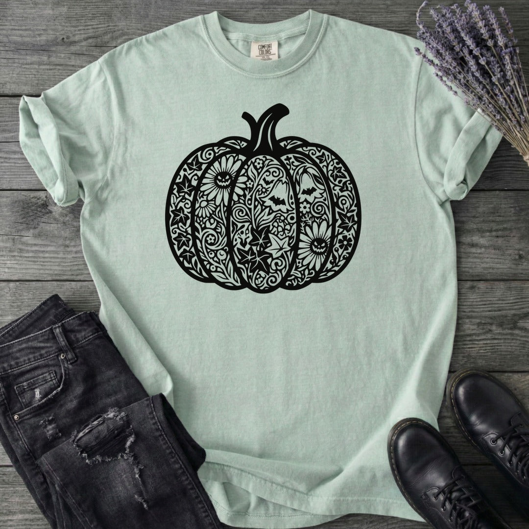 Linocut Pumpkin T-Shirt
