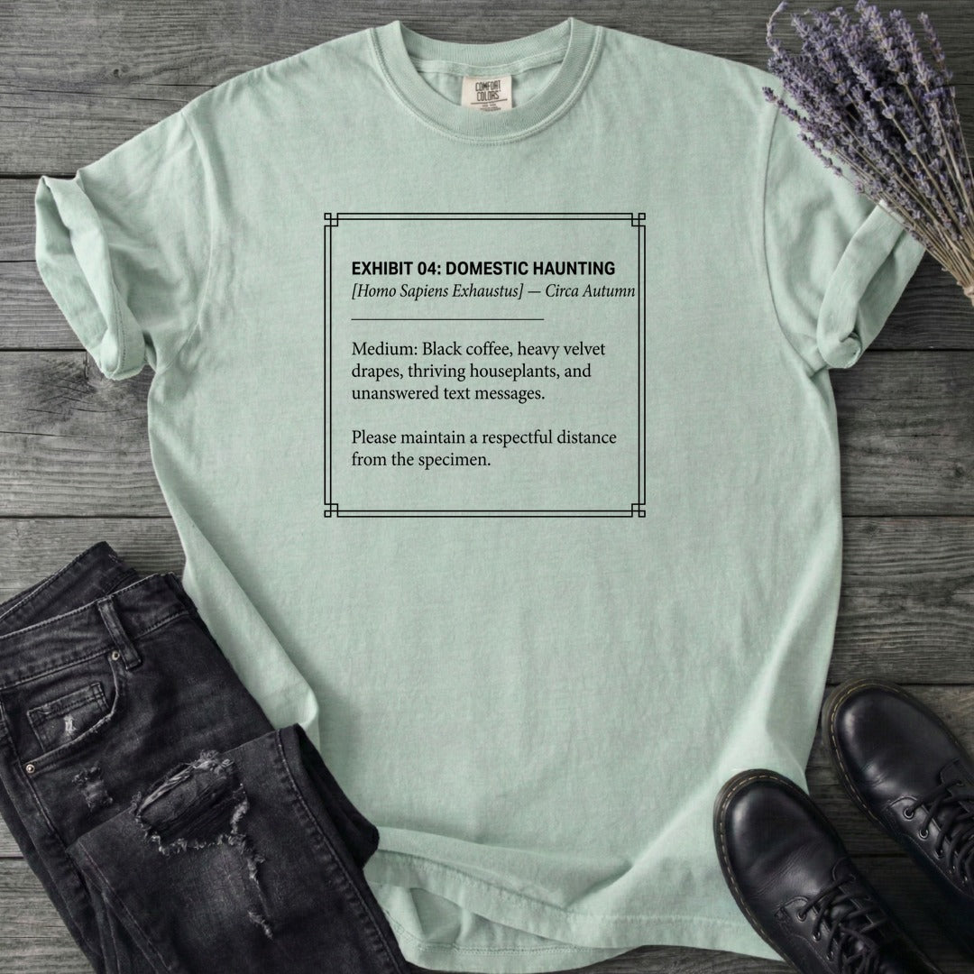 Museum Exhibit Card T-Shirt