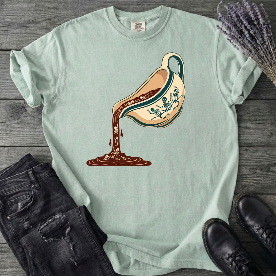Skeleton Gravy Boat T-Shirt