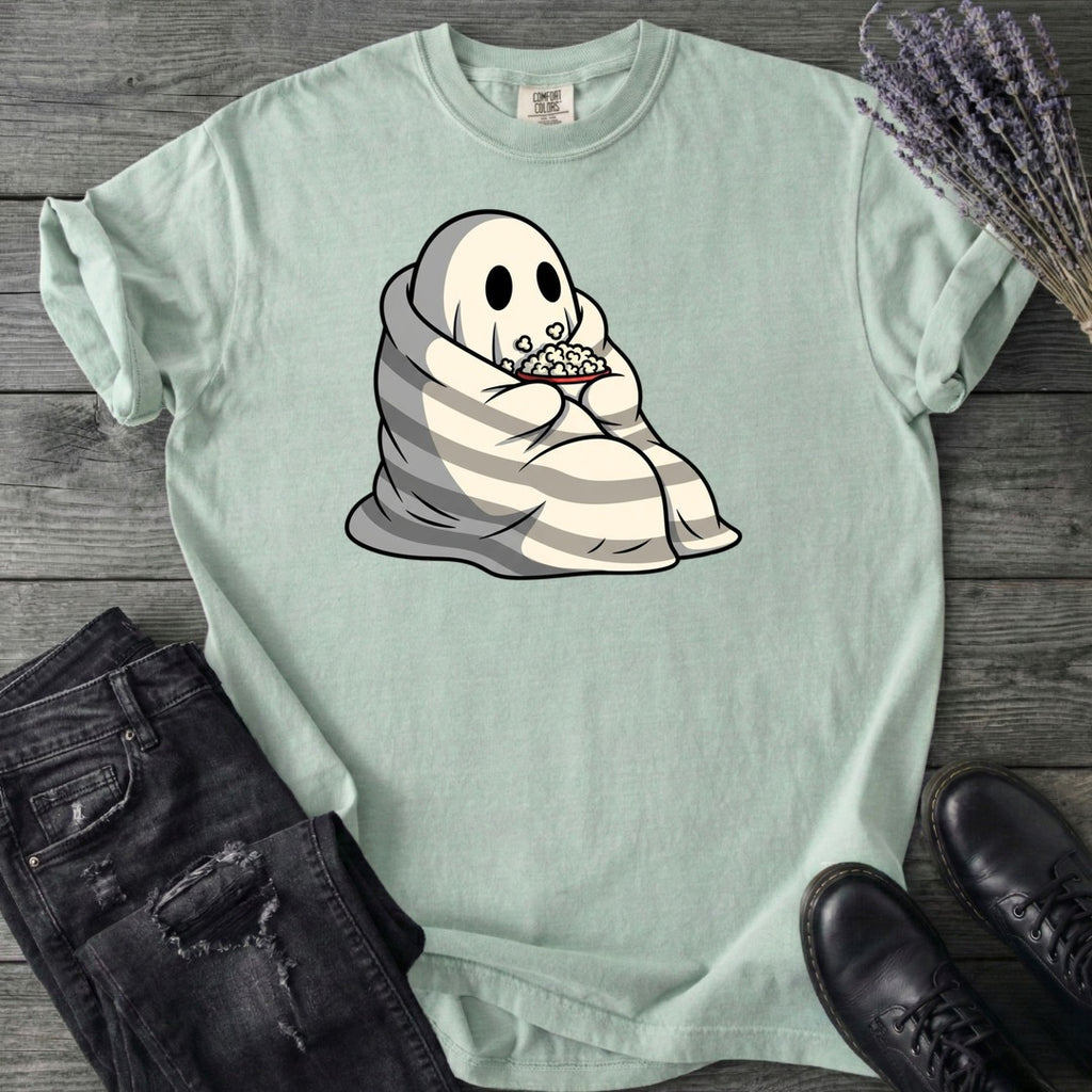 Movie Night Ghost T-Shirt