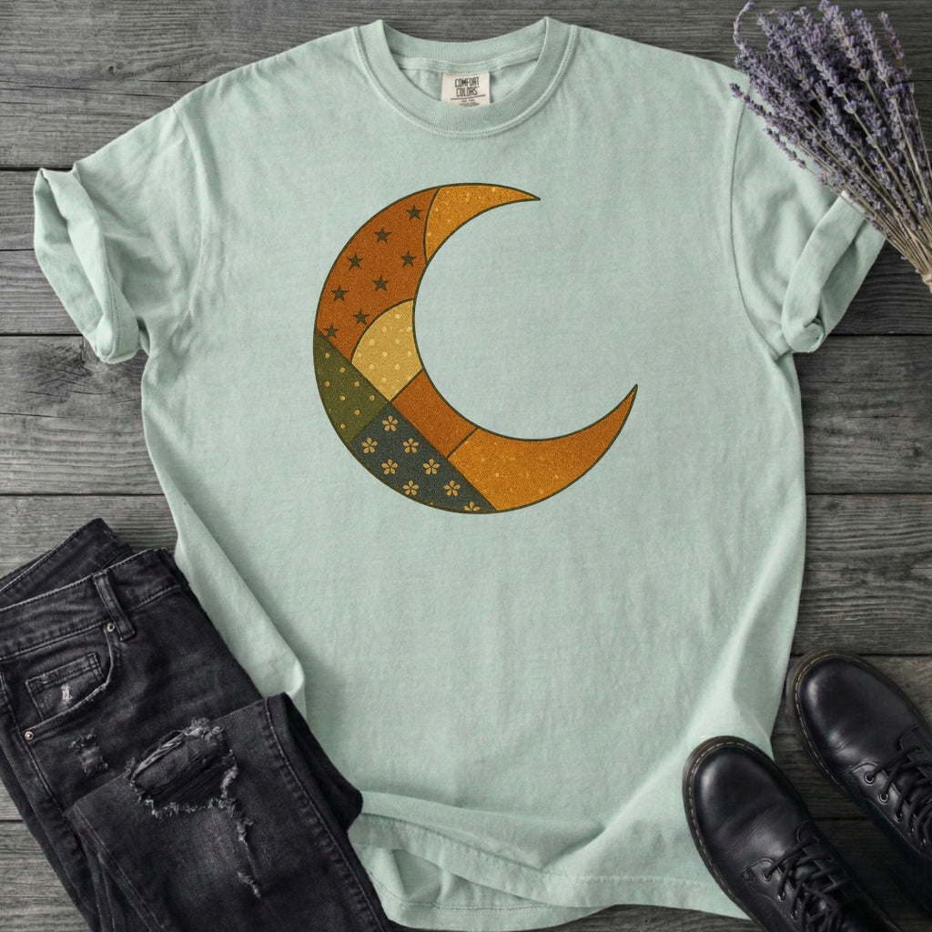 Patchwork Crescent Moon T-Shirt