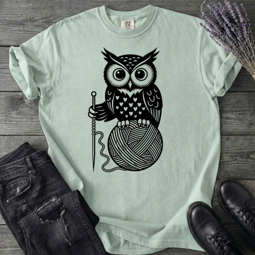 Owl And Yarn T-Shirt