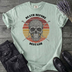 Death Before Destash Yarn Skull T-Shirt