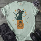 Stacked Cat and Pumpkins T-Shirt
