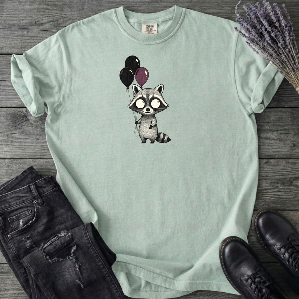 Raccoon Balloons T-Shirt