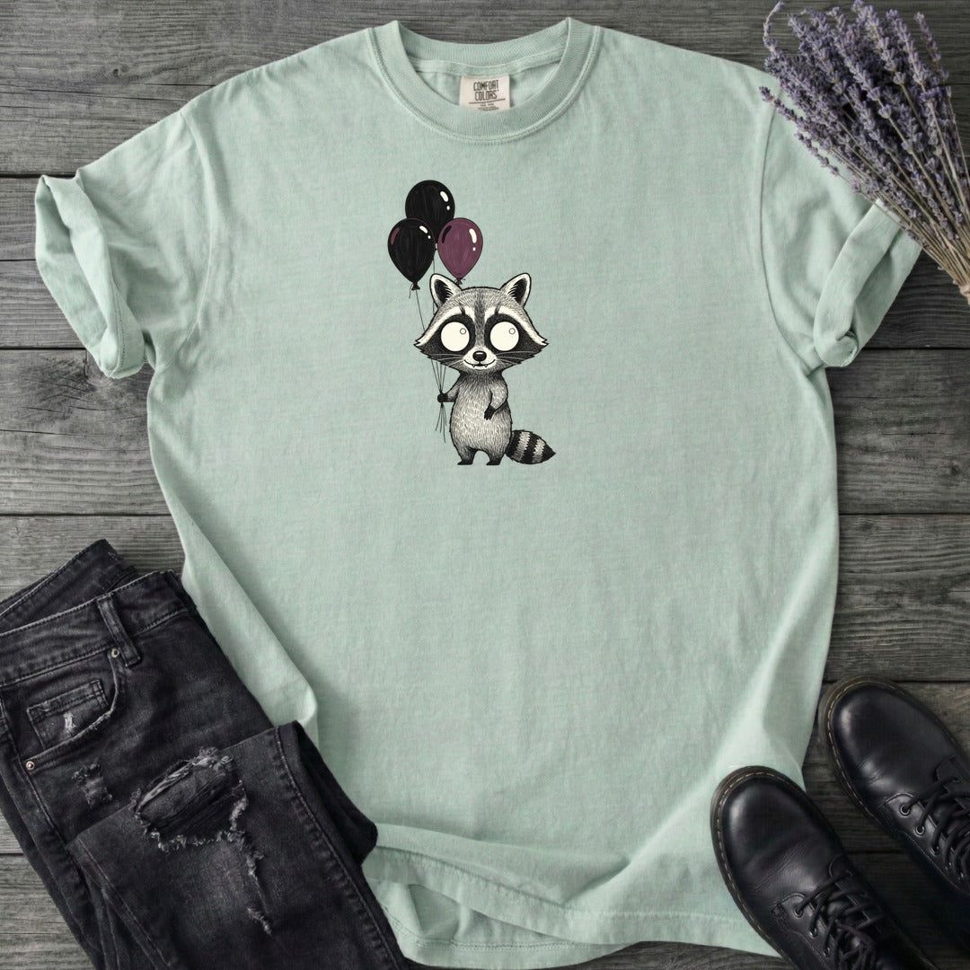 Raccoon Balloons T-Shirt