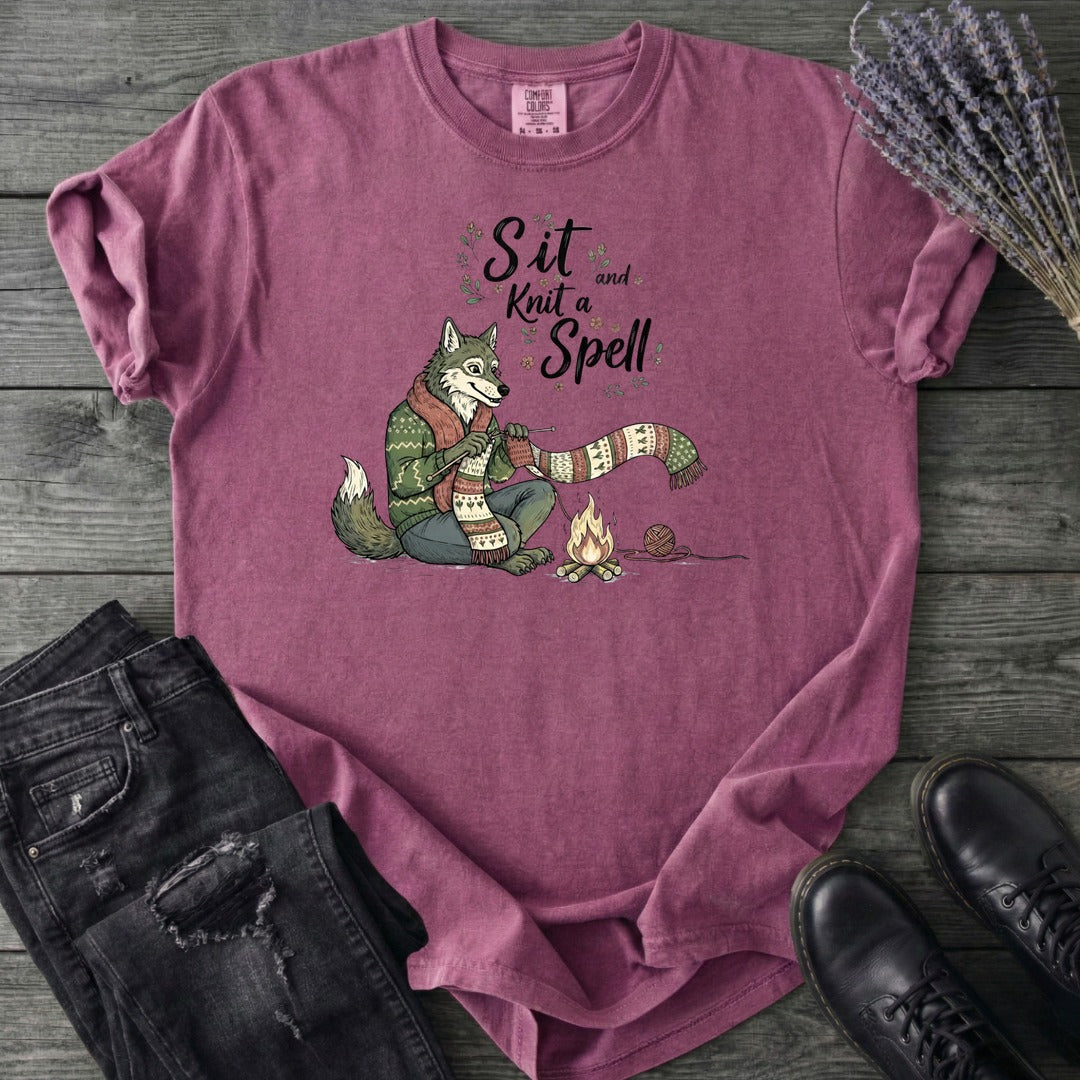 Sit And Knit A Spell T-Shirt