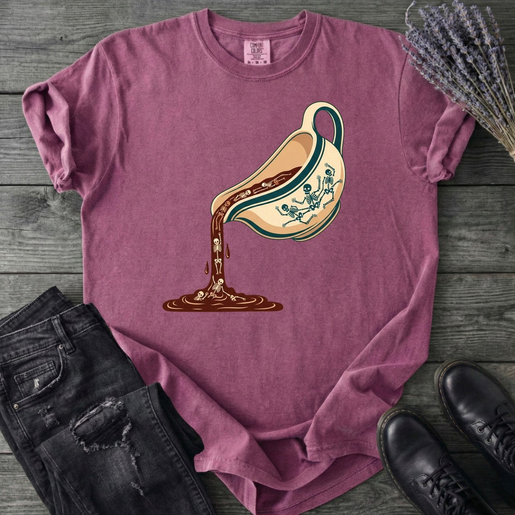 Skeleton Gravy Boat T-Shirt
