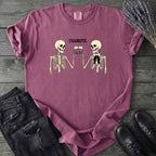 Thankful Toasting Skeletons T-Shirt