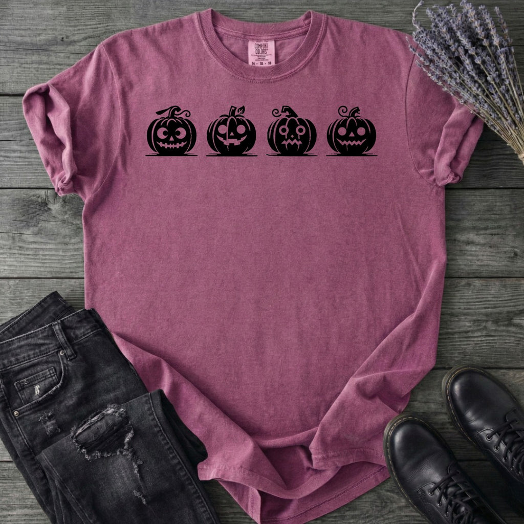 Four Jack-O-Lanterns T-Shirt