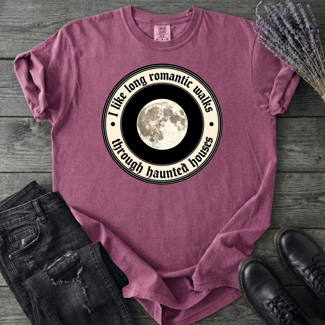 Long Romatic Walks Haunted House T-Shirt