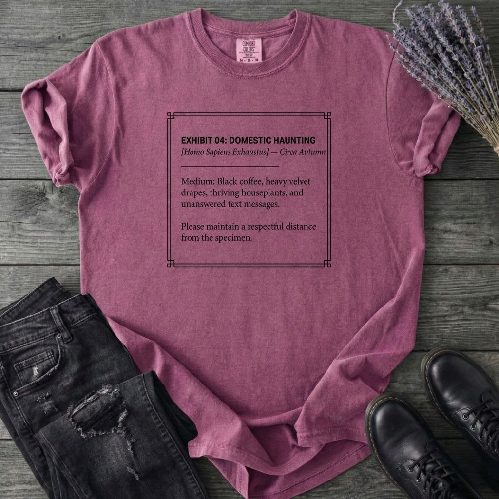 Museum Exhibit Card T-Shirt
