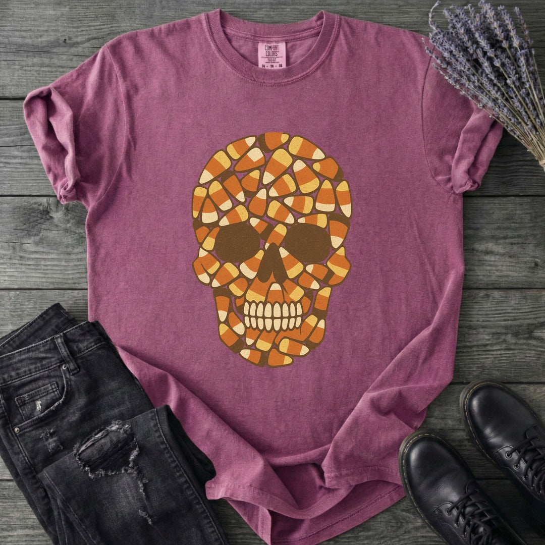 Candy Corn Skull T-Shirt