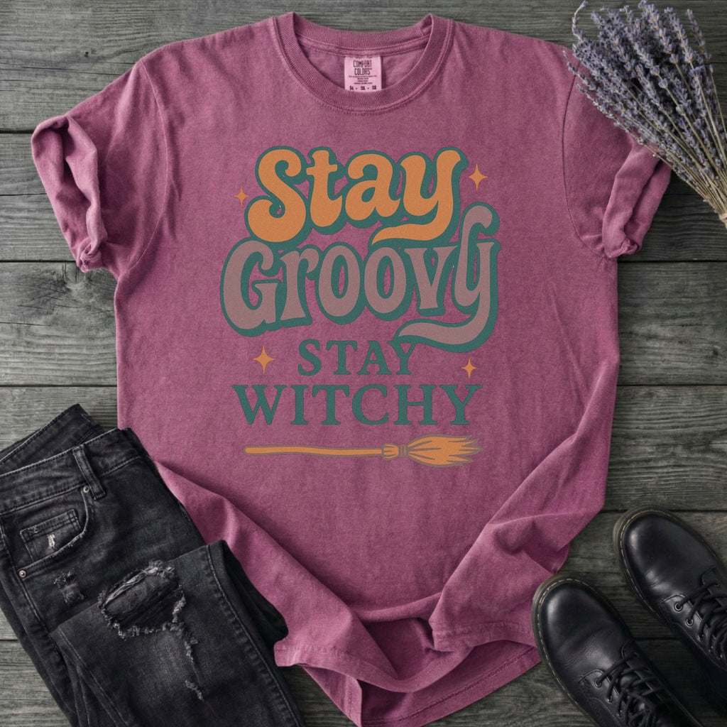 Stay Groovy Stay Witchy T-Shirt
